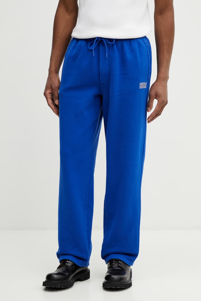 American Vintage pantaloni de trening din bumbac