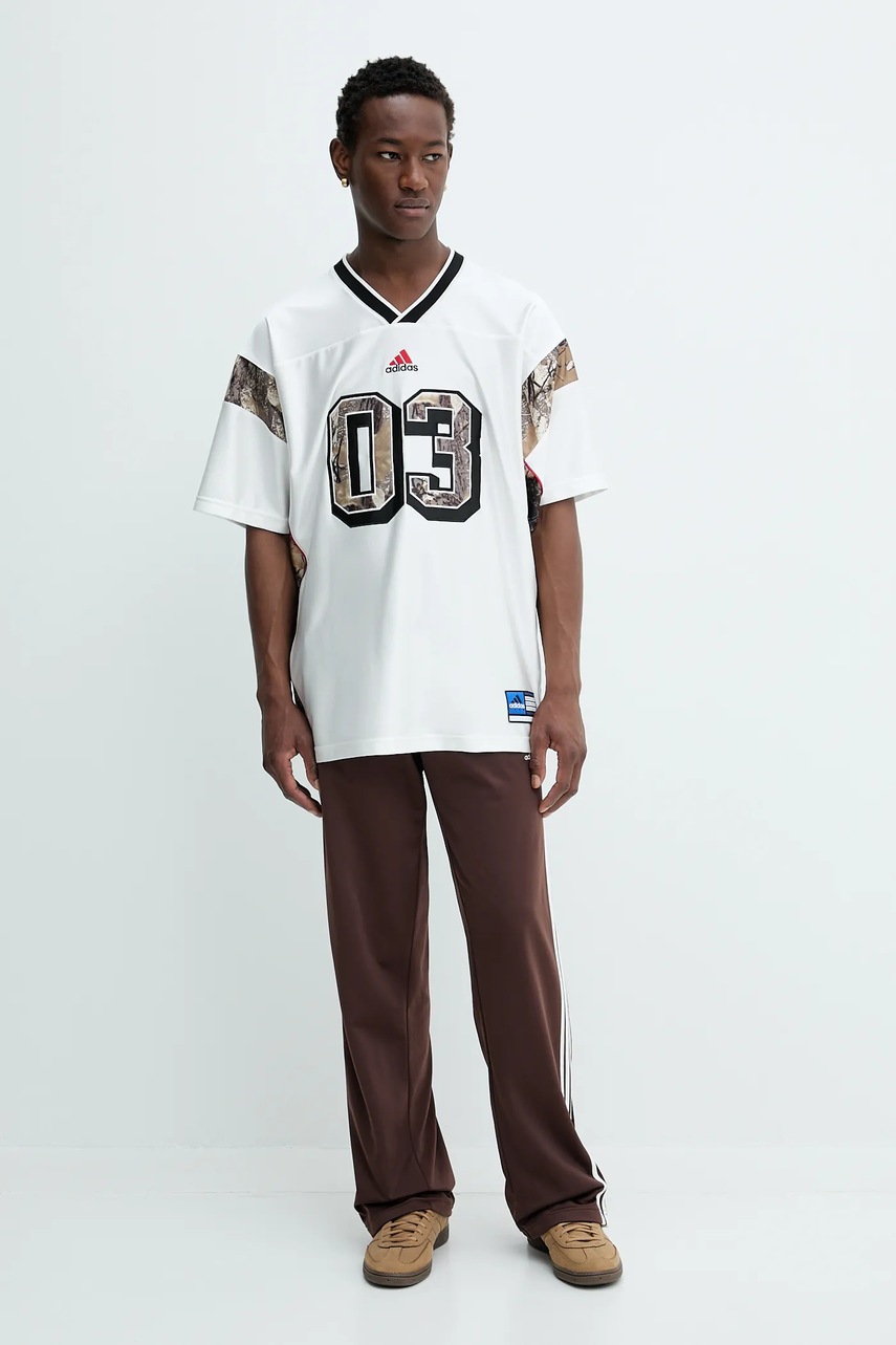 Спортивные штаны adidas Originals Firebird Tp цвет коричневый с аппликацией KA0482