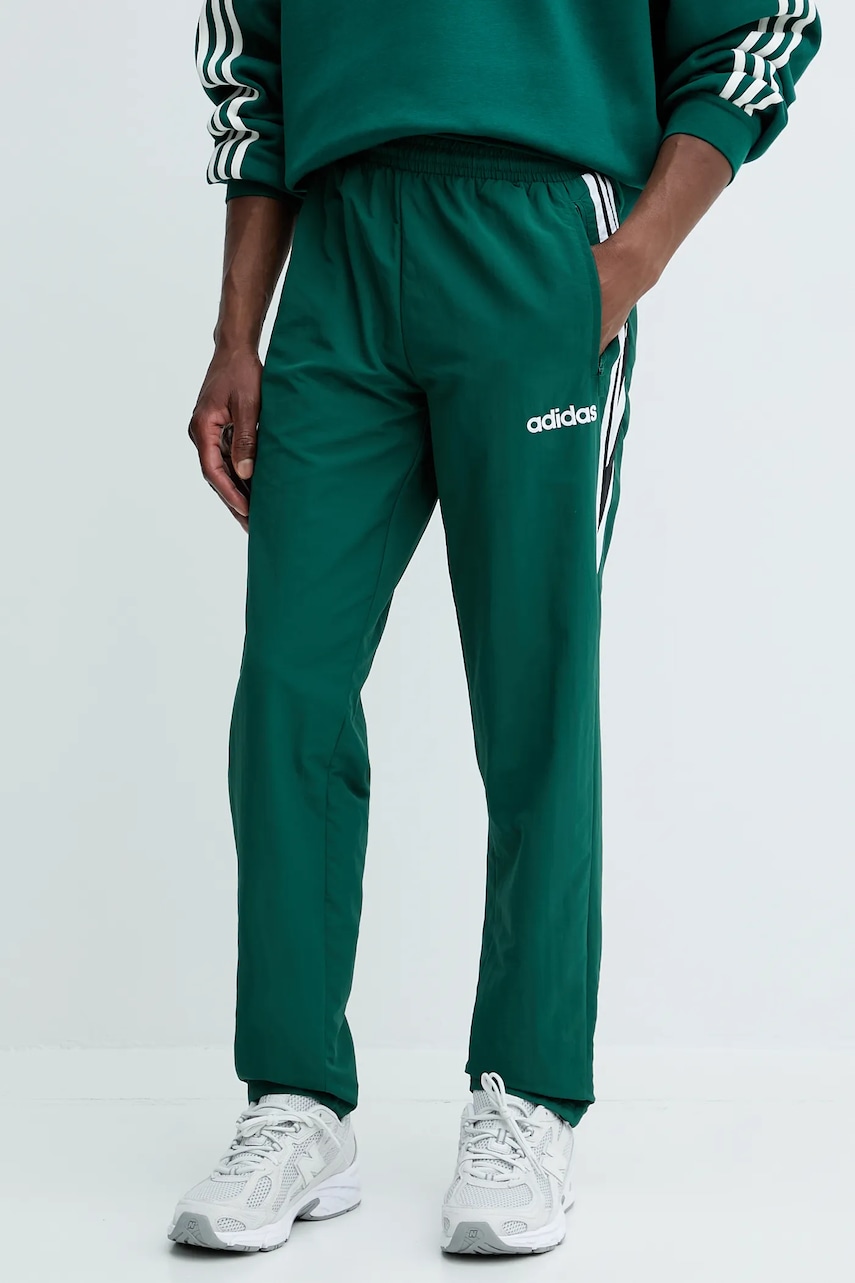 adidas Originals pantaloni de trening Track Pant culoarea verde, cu imprimeu, JX3055