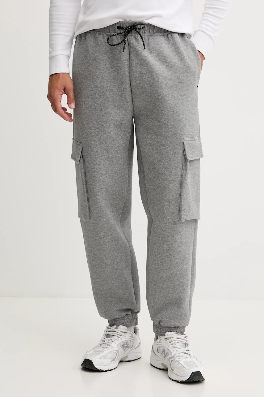 Hummel pantaloni de trening culoarea gri, uni, 228338