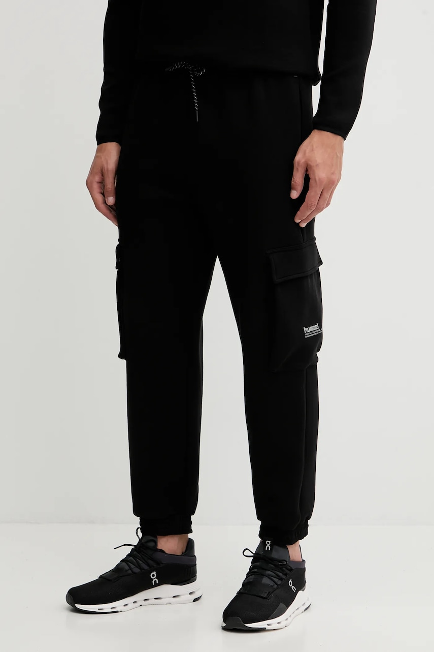 Hummel pantaloni de trening culoarea negru, uni, 228338
