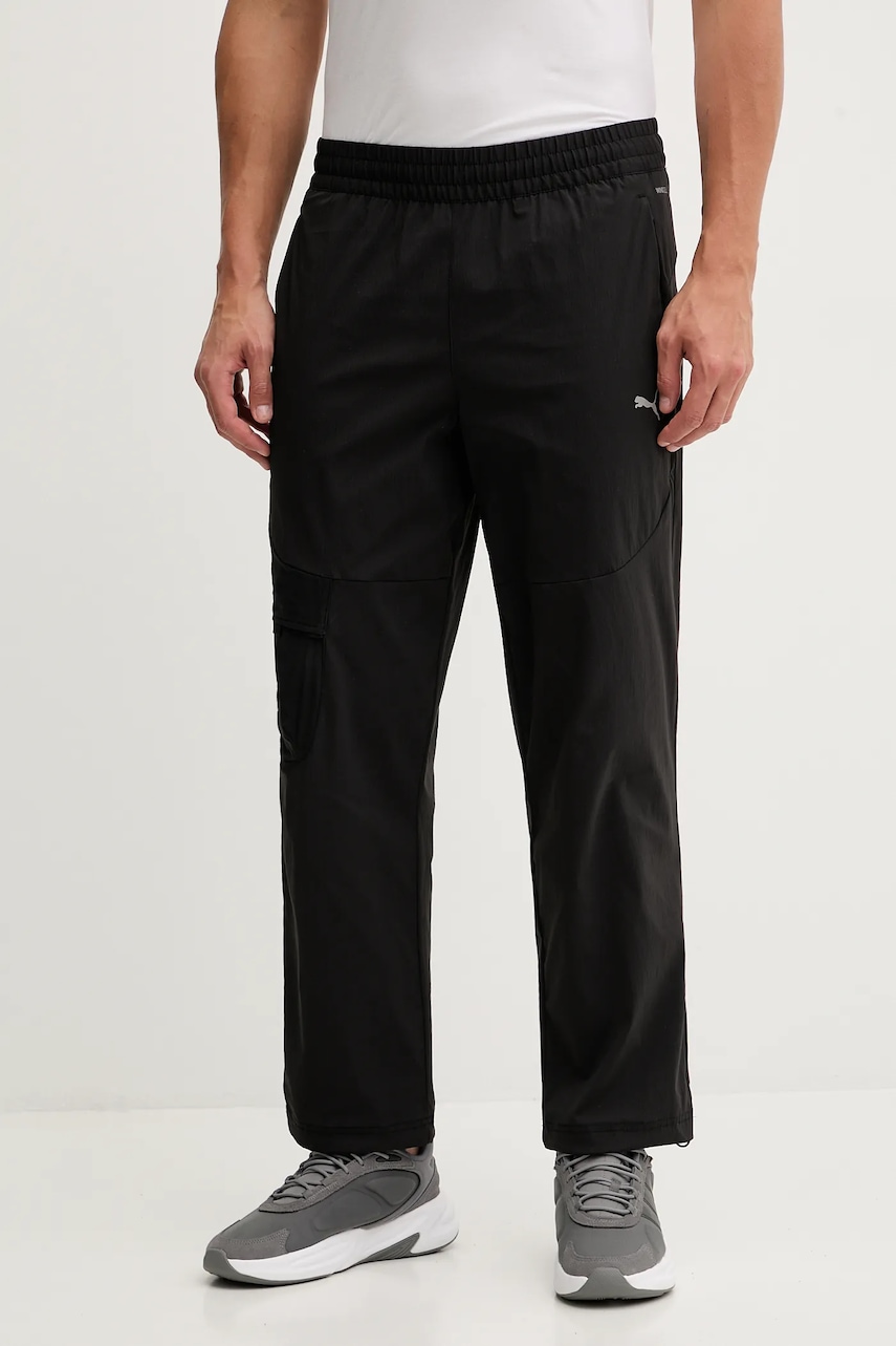 Puma pantaloni de trening culoarea negru, uni, 629683