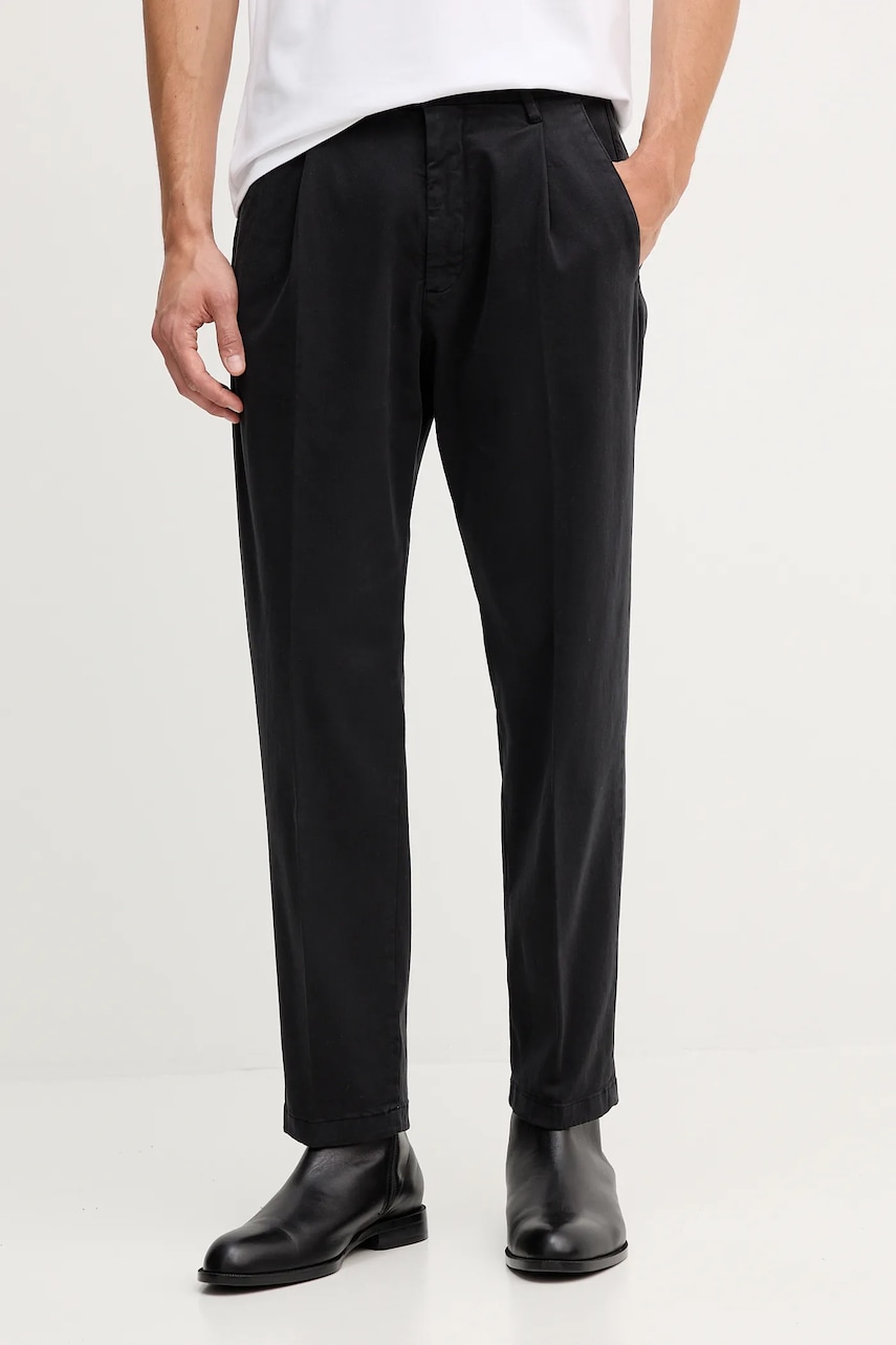 Joop! pantaloni culoare bărbătească negru drept 30047656