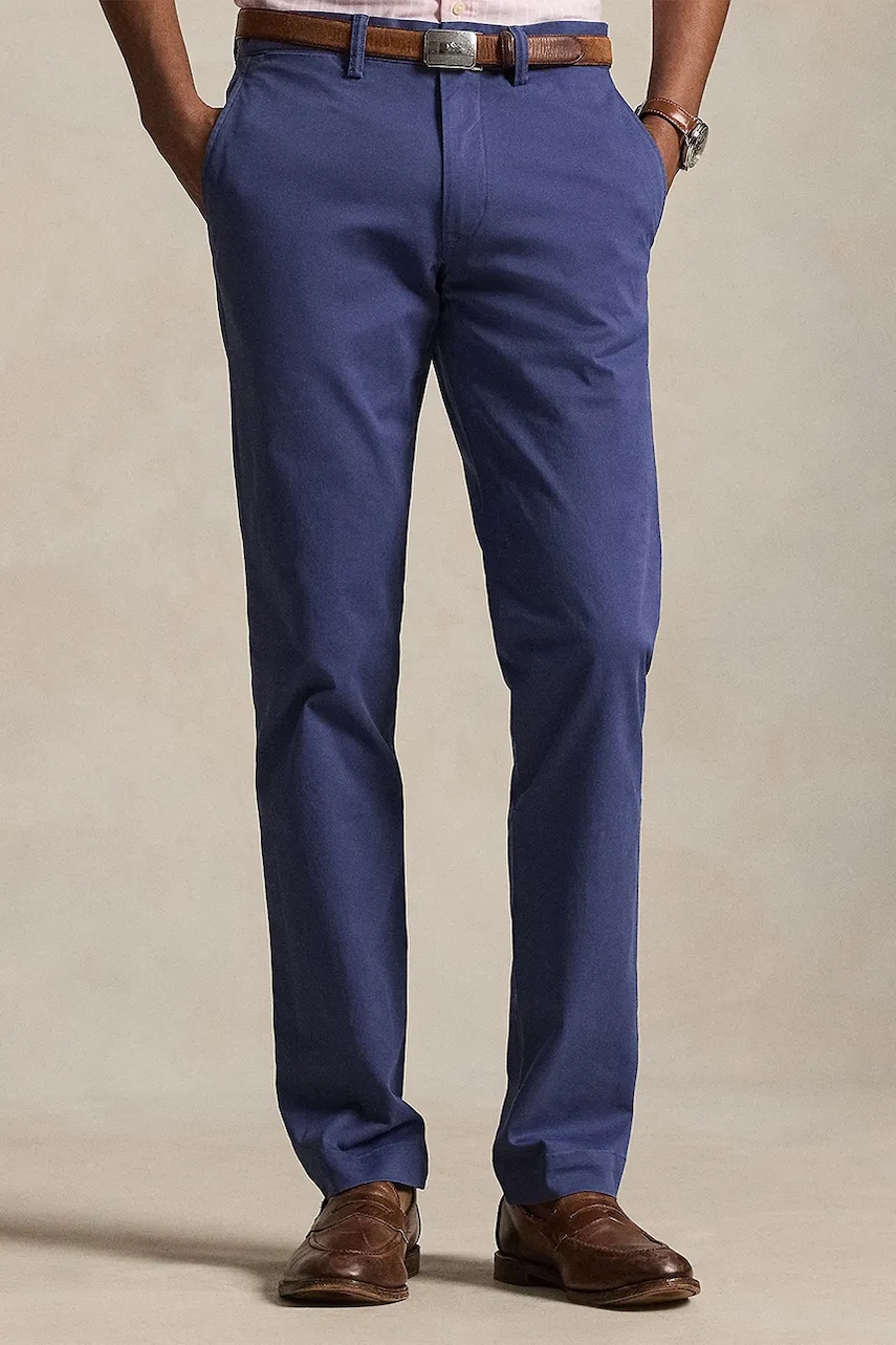 Polo Ralph Lauren pantaloni chinos pentru bărbați cu bumbac