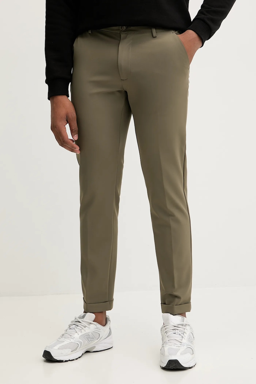 Colmar pantaloni culoarea verde, cu fason chinos, 0572.5ZS