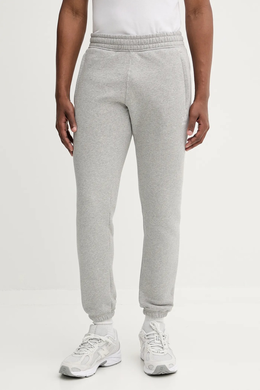 adidas Originals pantaloni de trening Essentials culoarea gri, melanj, JY6194