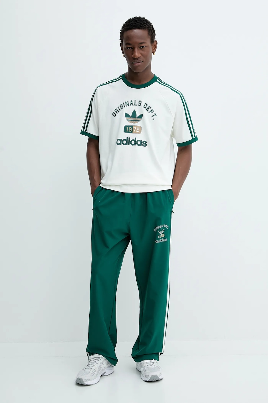 Спортивные штаны adidas Originals OG Dept Tp цвет зелёный с принтом KD6254 Спортивные штаны adidas Originals OG Dept Tp цвет зелёный с принтом KD6254