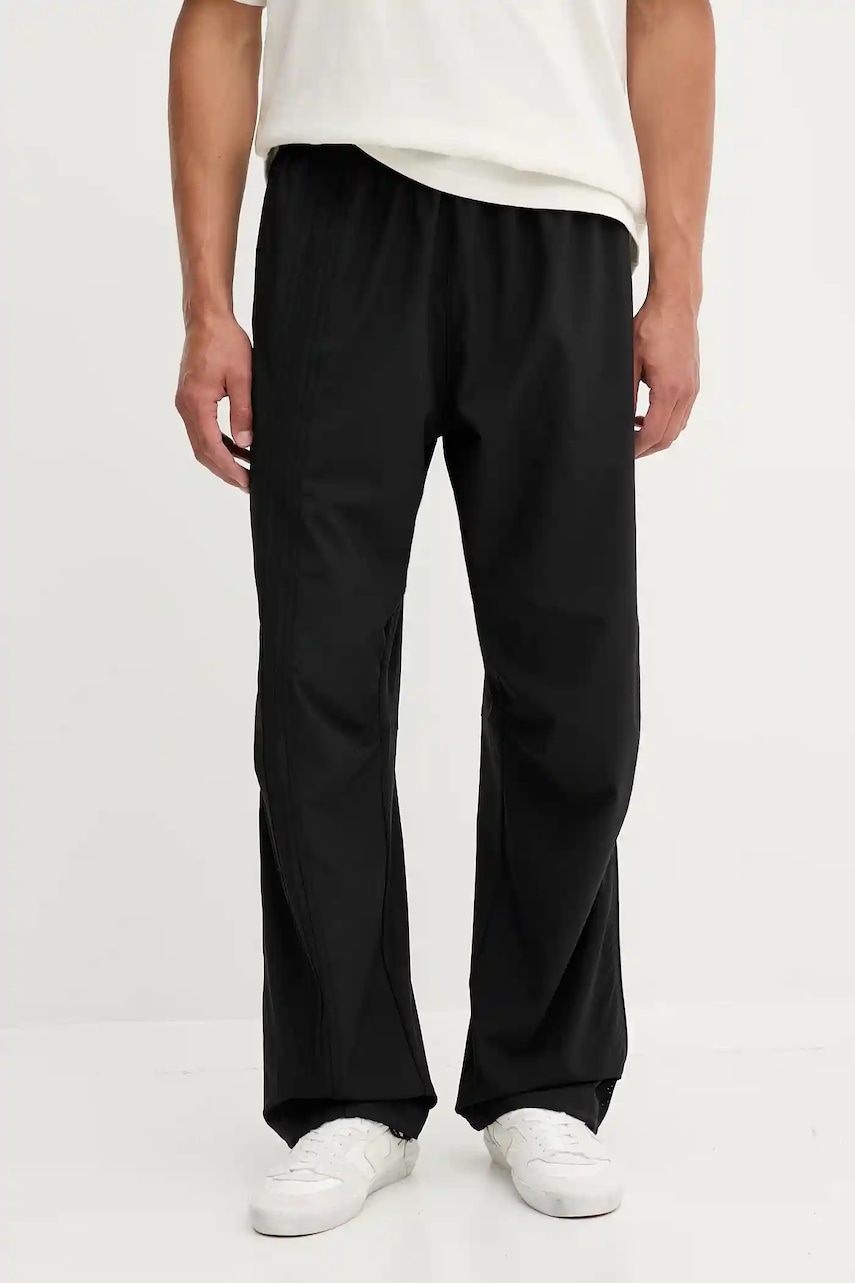 Levně Tepláky adidas Originals Side Mesh pánské, černá barva, JV9930