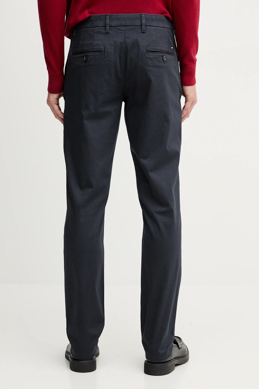Брюки Tommy Hilfiger цвет синий прямые MW0MW39700