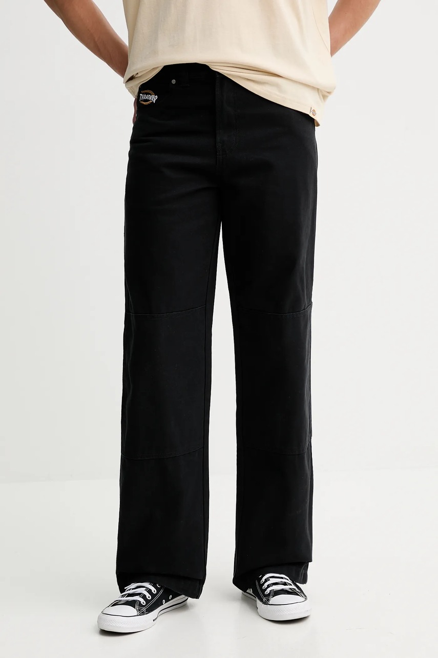 Dickies pantaloni de bumbac pantaloni scurți negri drepti pentru bărbați DK0A88OP