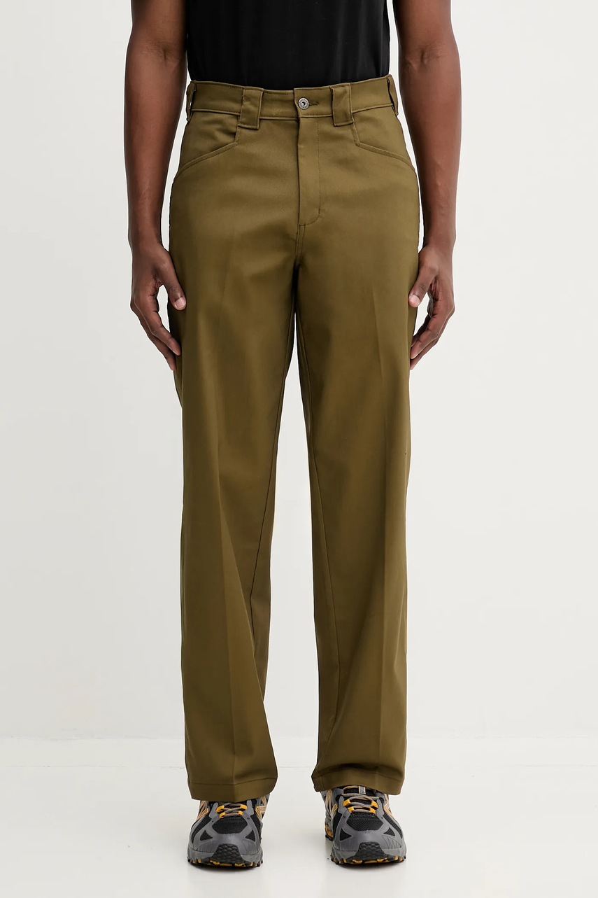 Levně Kalhoty Dickies pánské, zelená barva, DK0A8671
