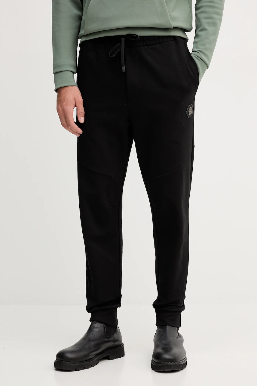 BOSS Green pantaloni de trening culoarea negru, uni, 50543860
