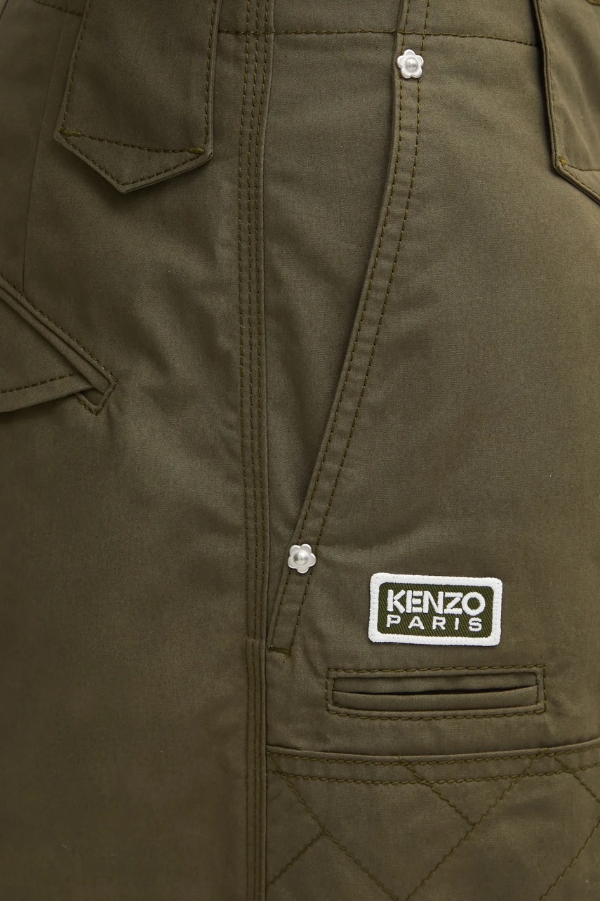 Kenzo spodnie bawełniane Weave Double Knee Pant (zdjęcie 5)