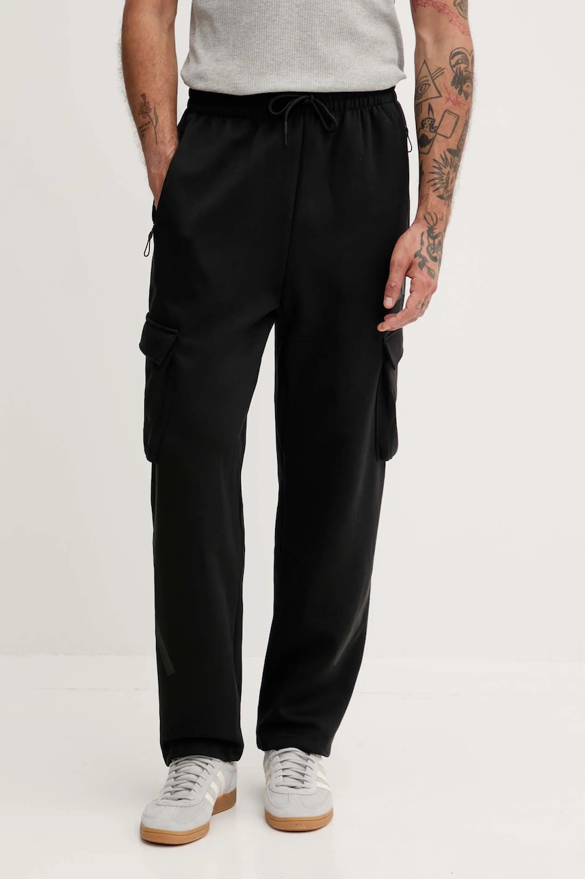 adidas pantaloni de trening adidas x Z.N.E culoarea negru, cu imprimeu, JM6057