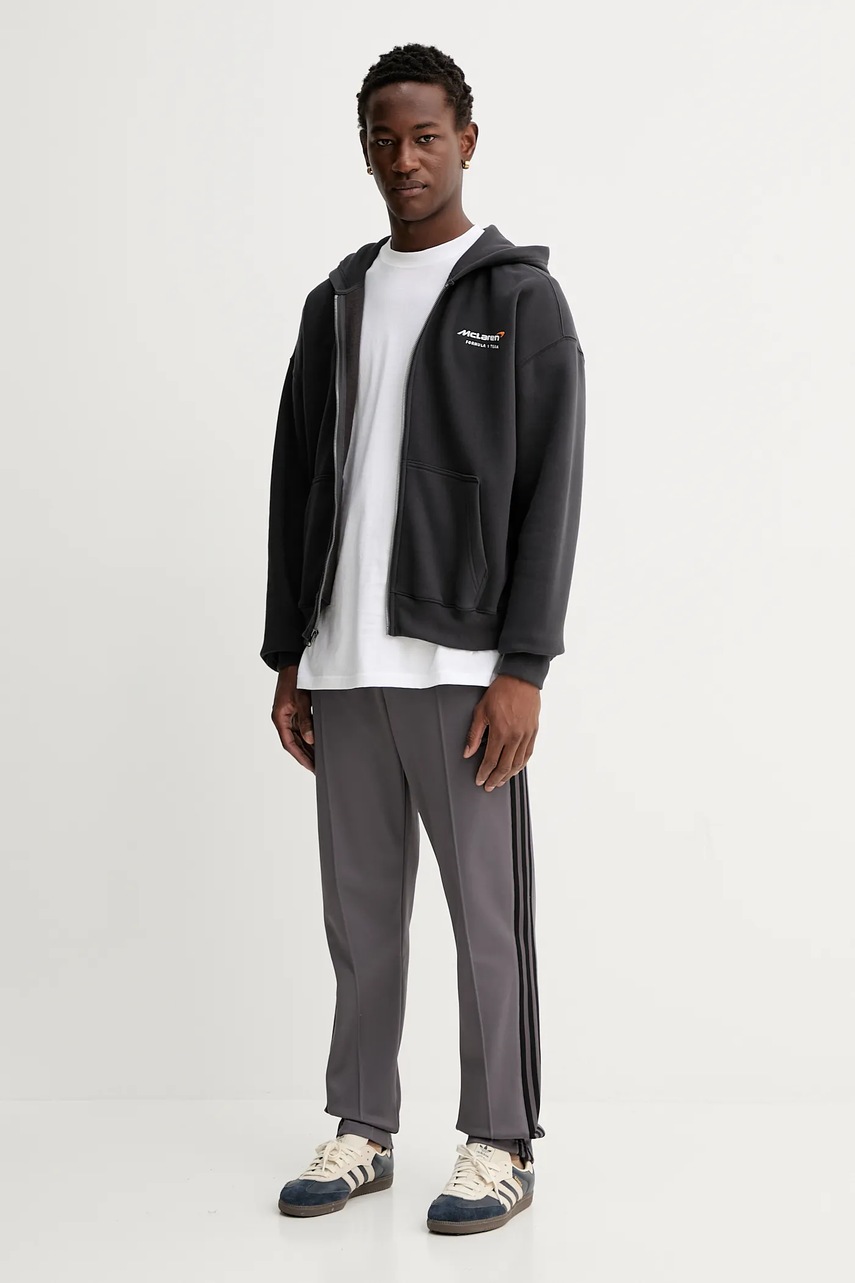 Спортивные штаны adidas Originals Classic Tp цвет коричневый однотонные JY1274