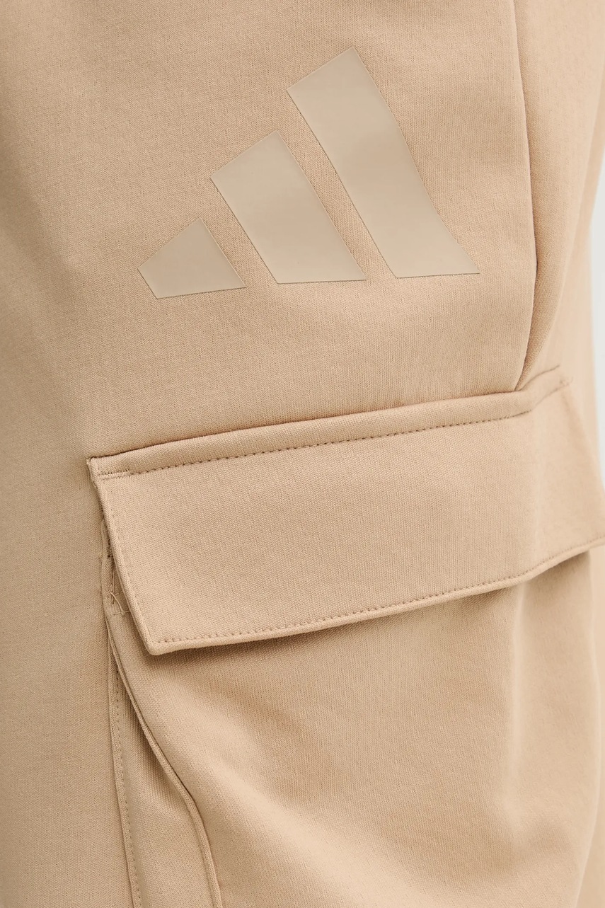 Παντελόνι φόρμας adidas adidas x Z.N.E ανδρικό, χρώμα: μπεζ, JW4758 φωτογραφία