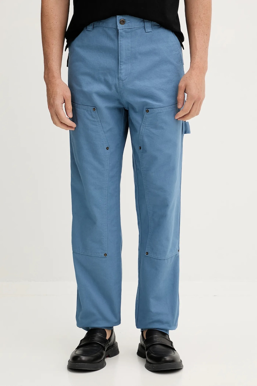 Hugo Blue pantaloni de bumbac drept, 50546746