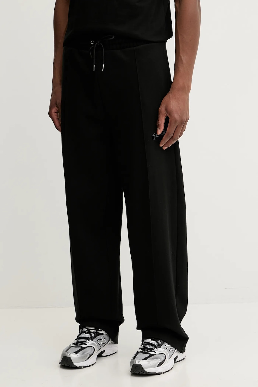 HUGO pantaloni de trening culoarea negru, uni, 50546780
