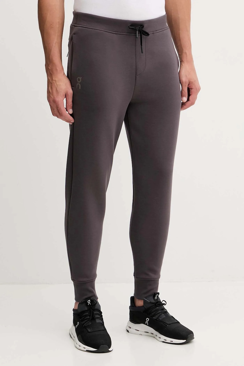 ON running pantaloni de antrenament Focus Tech culoarea violet, uni, 1MF30320569