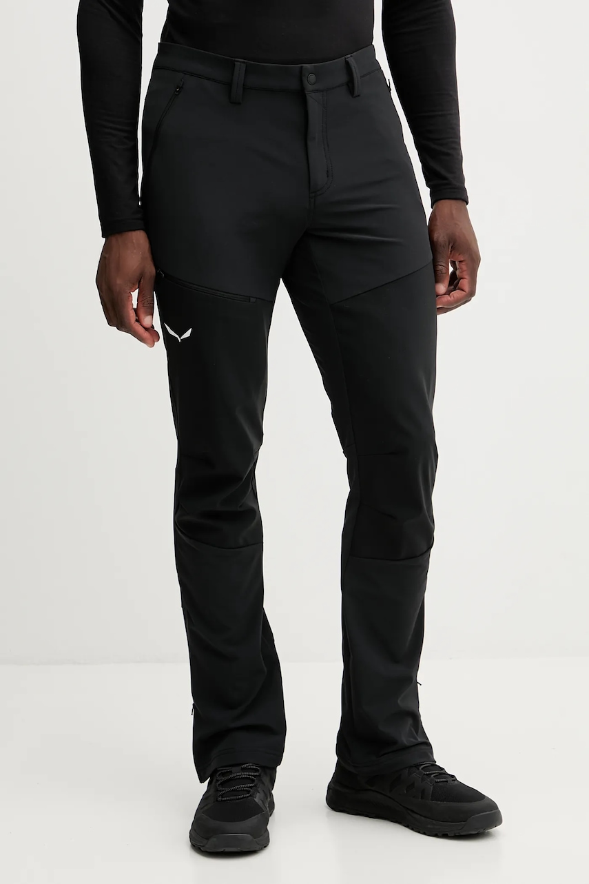 Salewa pantaloni sport Puez Orval 2 DST culoarea negru, 00.0000027317