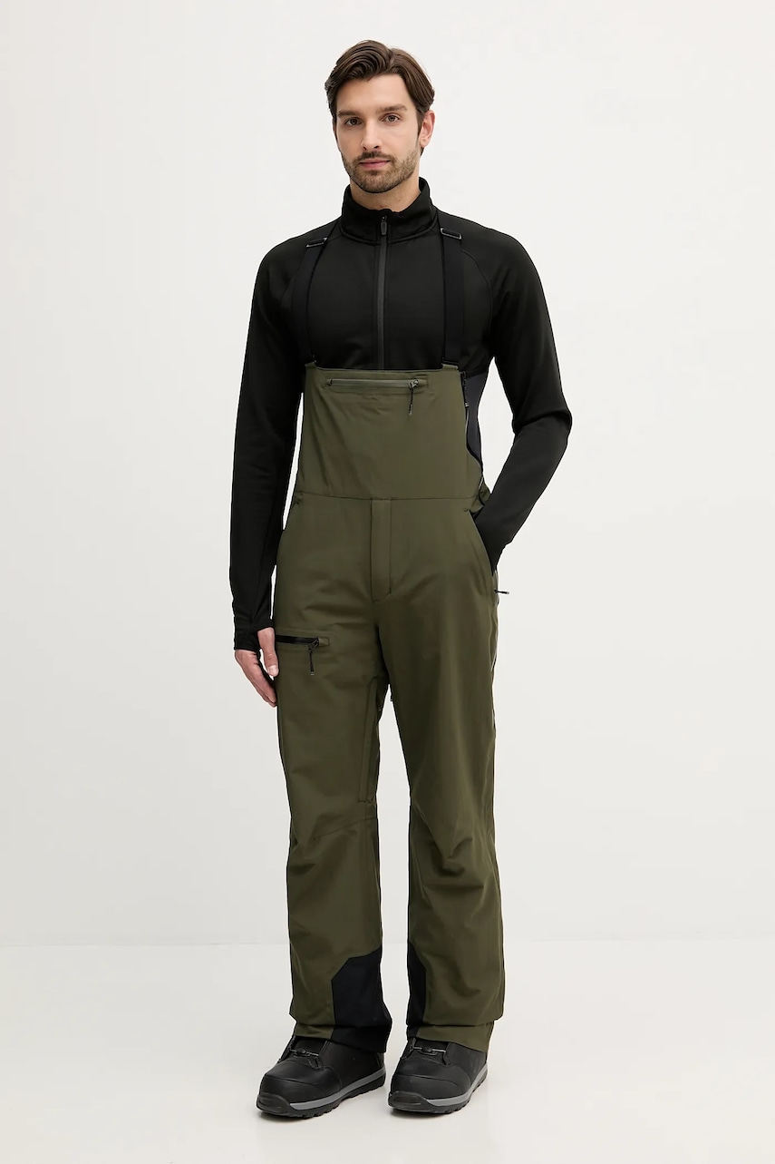 Rossignol pantaloni de schi OUTERLIMITS culoarea verde, RLOMP05