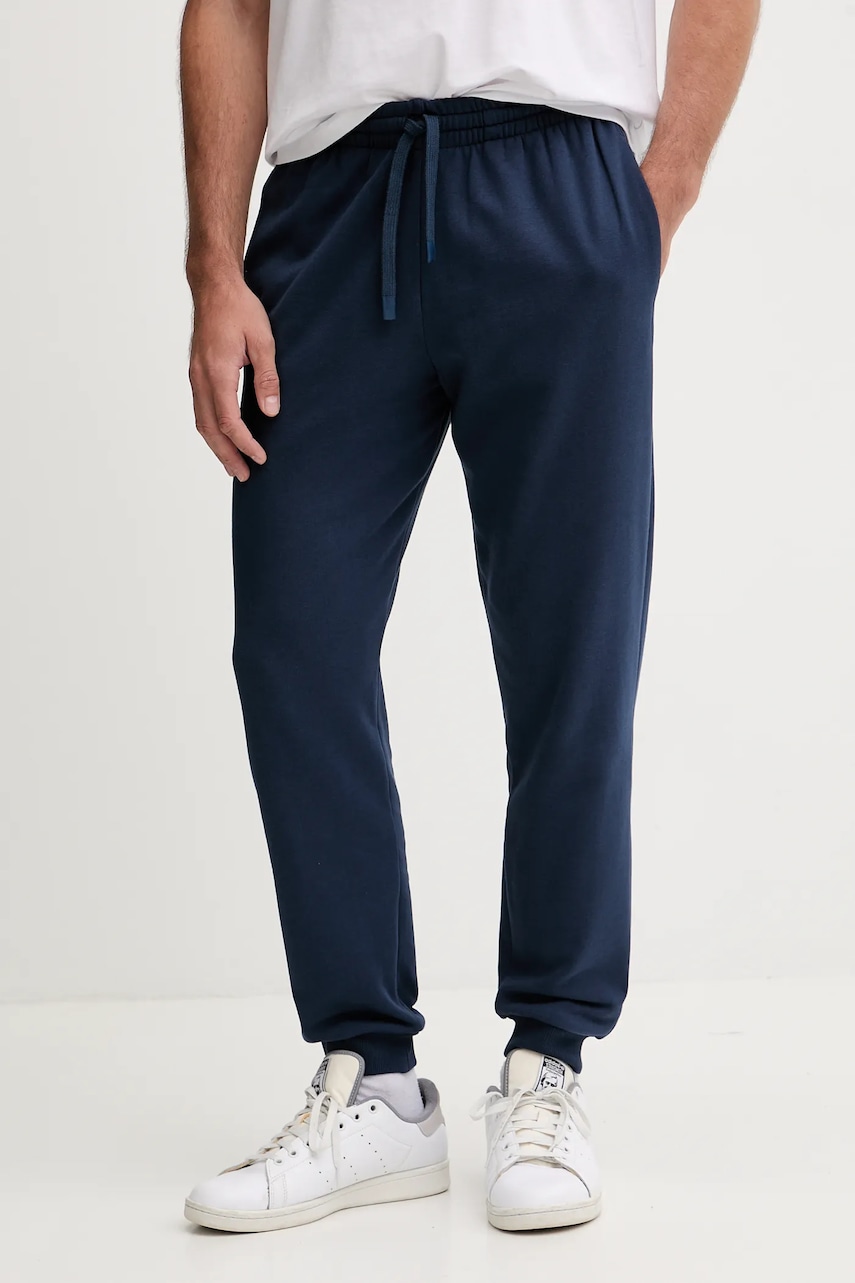 Rossignol pantaloni de trening din bumbac culoarea bleumarin, uni, RLOMP12