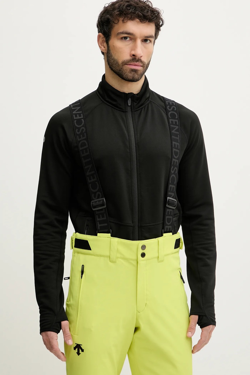 Παντελόνι σκι Descente SWISS PANTS χρώμα: κίτρινο, DW5FLP01MU φωτογραφία