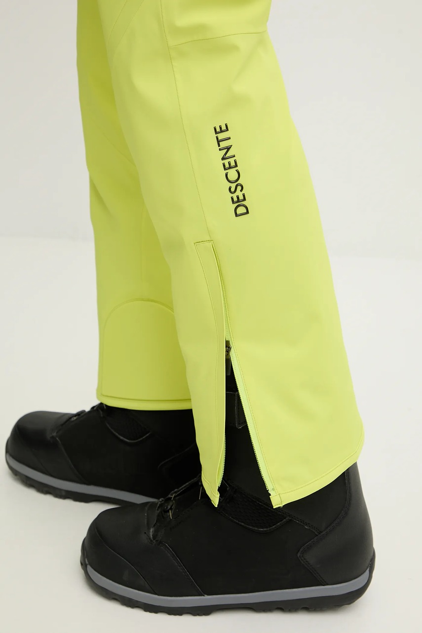 Παντελόνι σκι Descente SWISS PANTS χρώμα: κίτρινο, DW5FLP01MU φωτογραφία