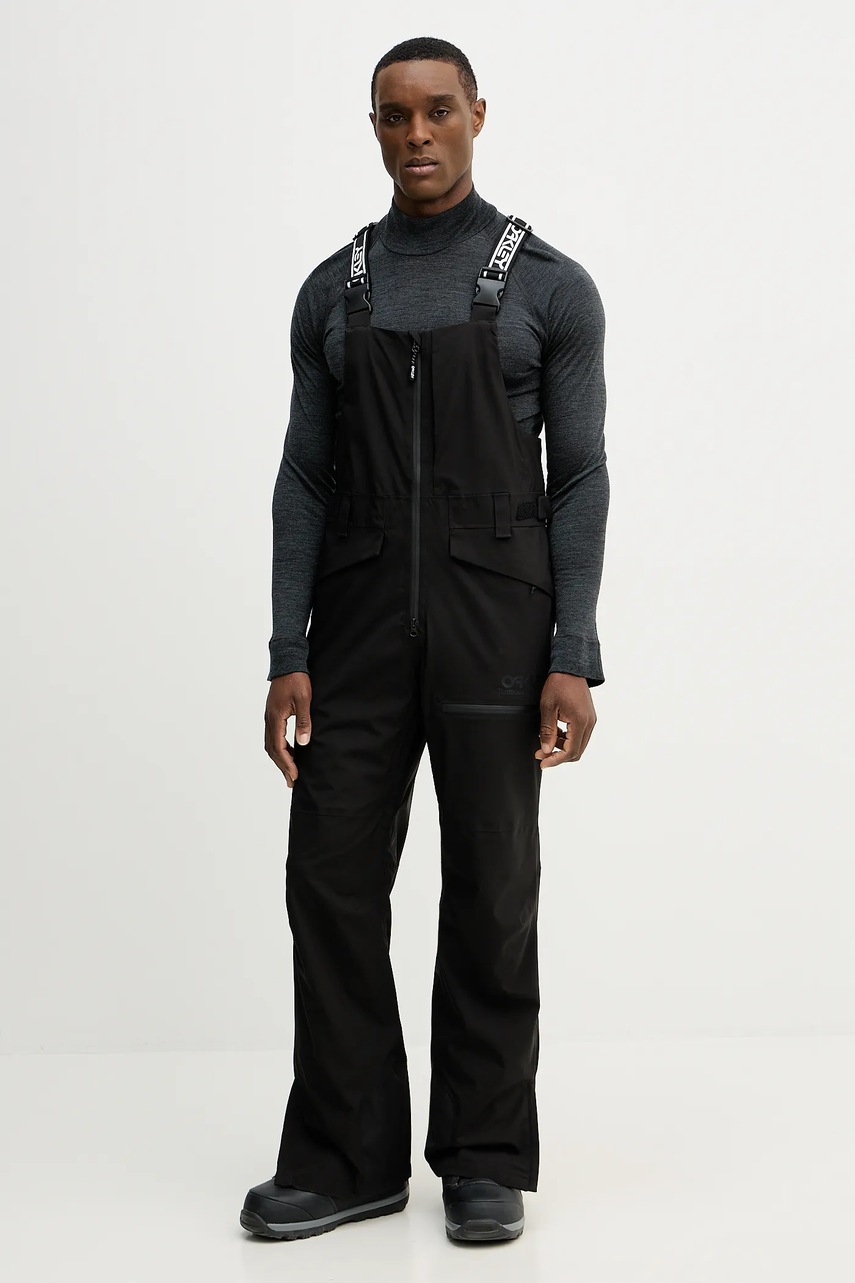 Oakley pantaloni de schi TNP SHELL culoarea negru, FOA400939