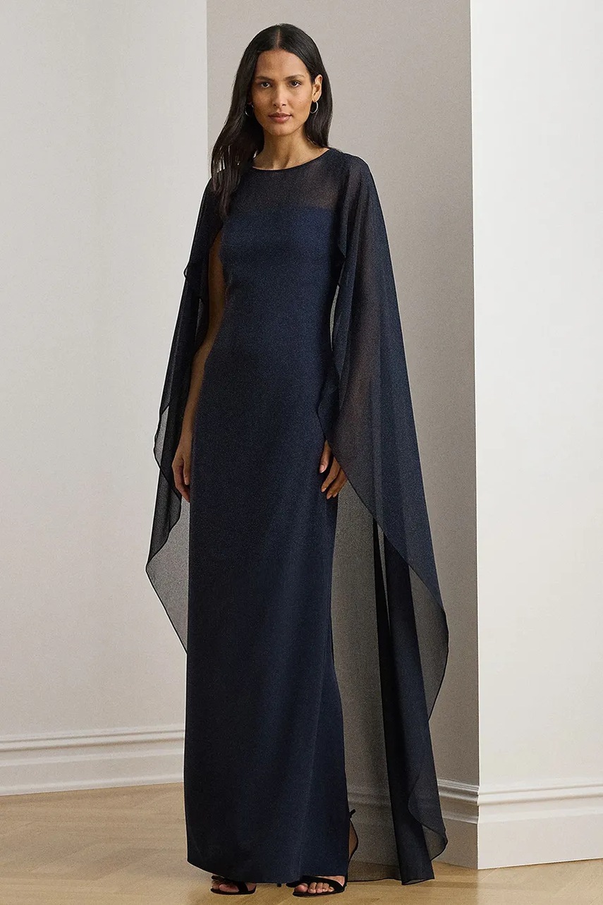 Levně Šaty Lauren Ralph Lauren černá barva, mini, 253951606