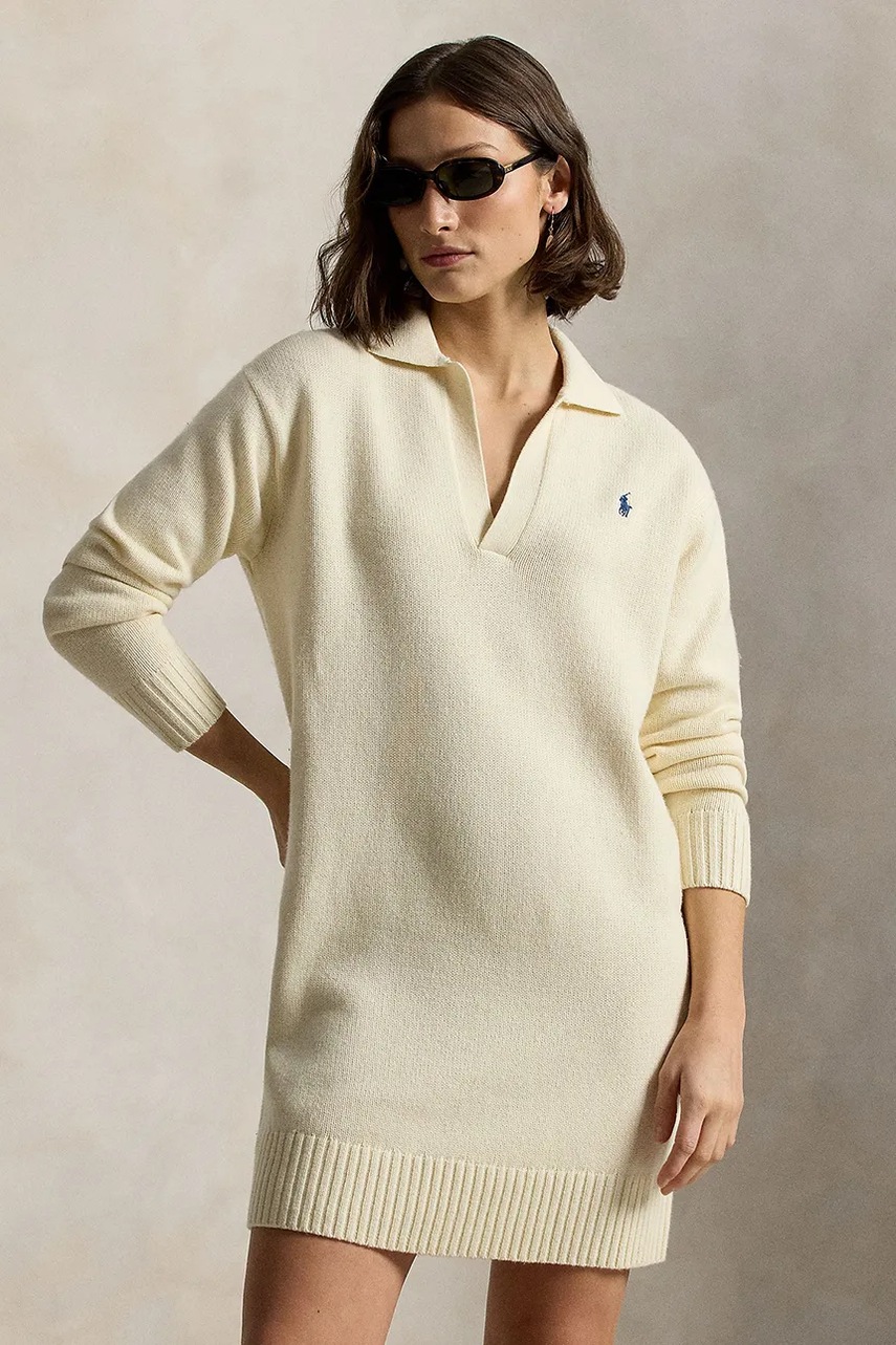 Vlnená sukňa Polo Ralph Lauren