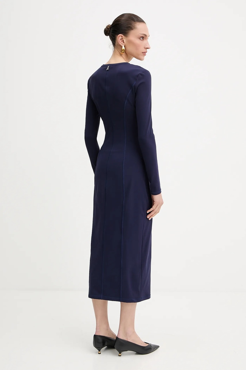 Платье Patrizia Pepe цвет синий maxi облегающее 8A1523 J129 Платье Patrizia Pepe цвет синий maxi облегающее 8A1523 J129