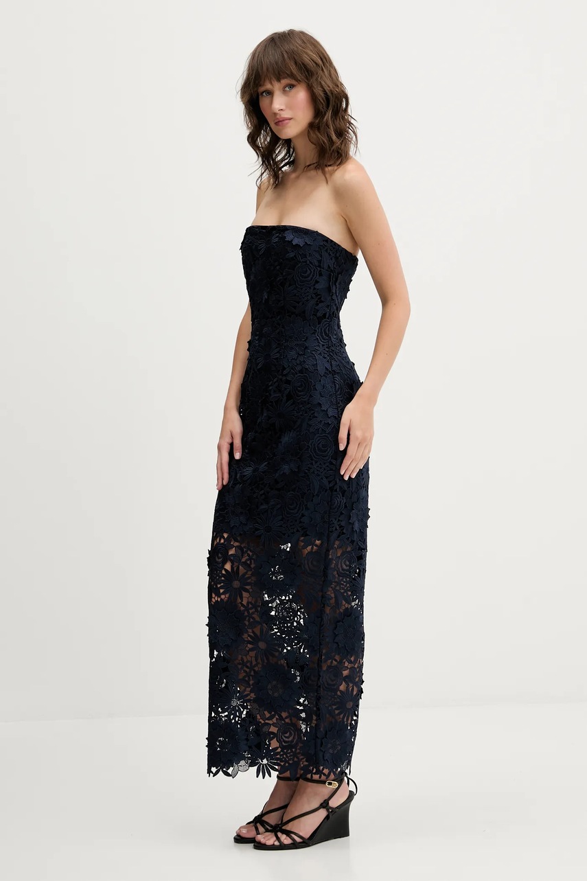 Платье Rotate цвет синий midi облегающее 1150271725