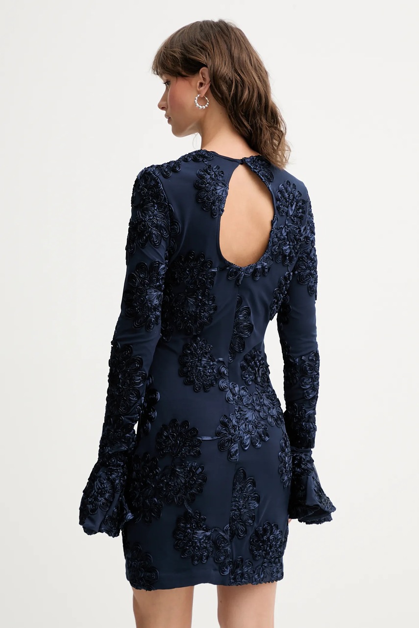 Сукня Rotate колір синій mini облягаюча 114218340