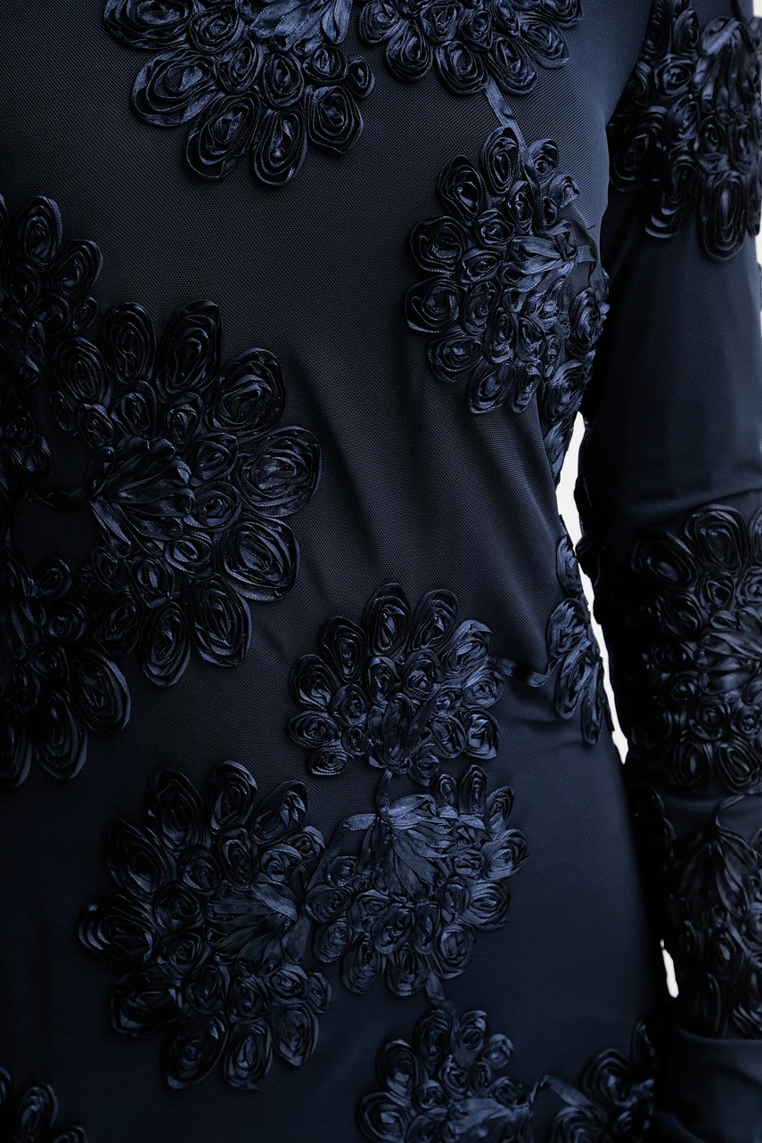 Сукня Rotate колір синій mini облягаюча 114218340