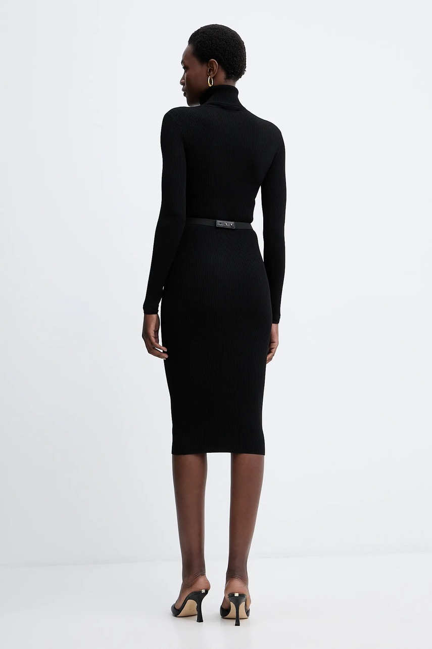 Сукня Elisabetta Franchi колір чорний mini облягаюча AM07B56E2