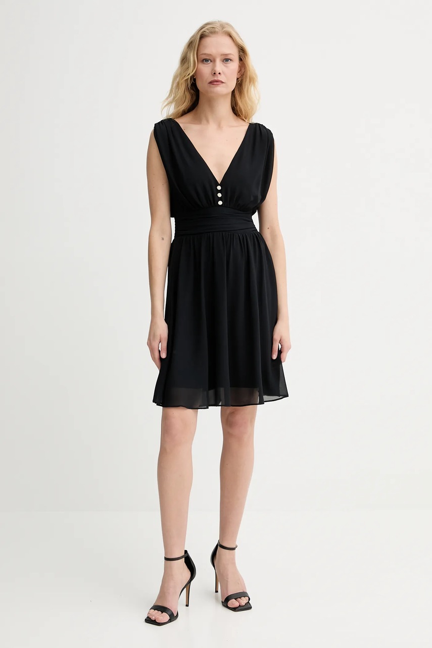 Платье Morgan цвет синий mini расклешённое RIA