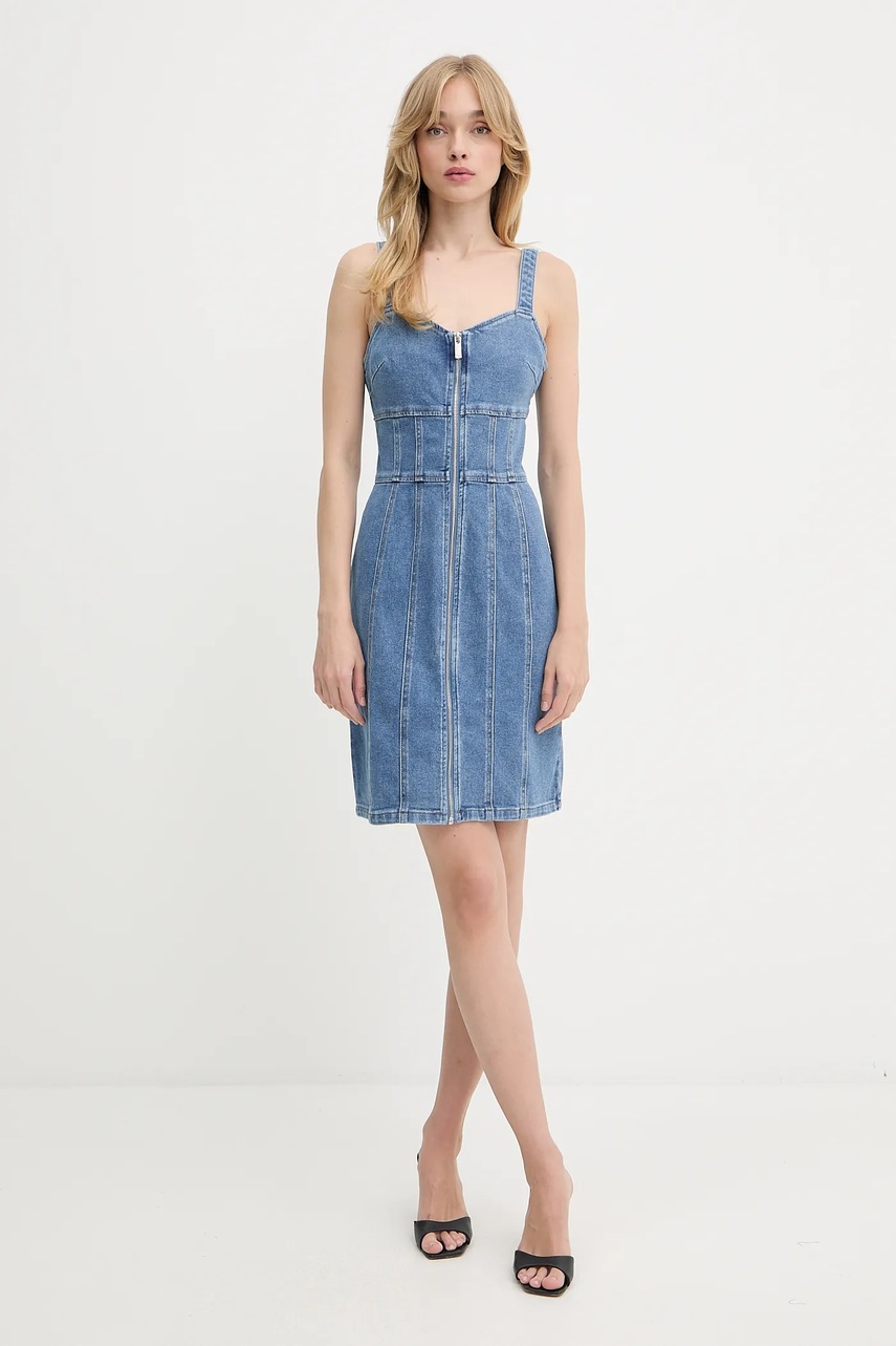 Джинсовое платье Morgan mini прямое RSTRAP