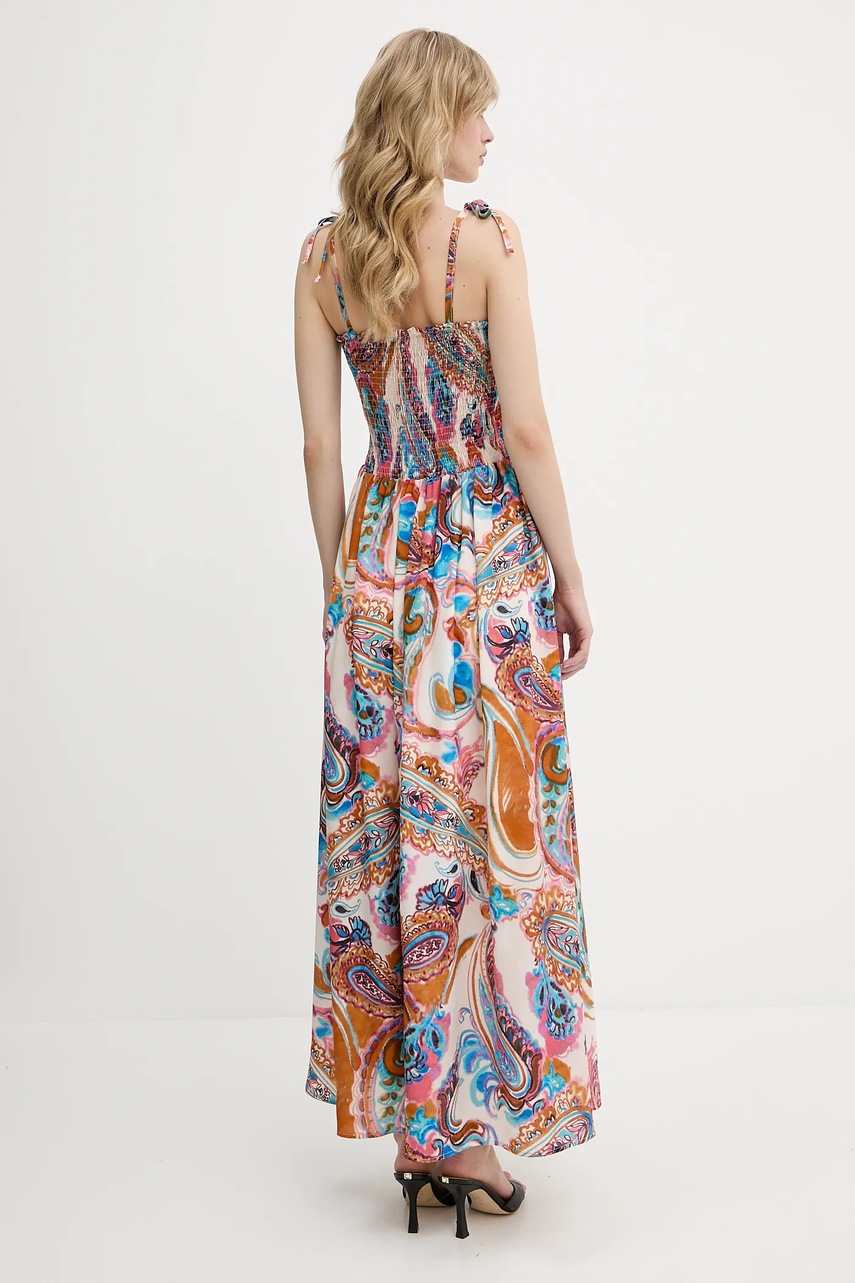 Платье Morgan цвет бежевый maxi расклешённое RGODI.F