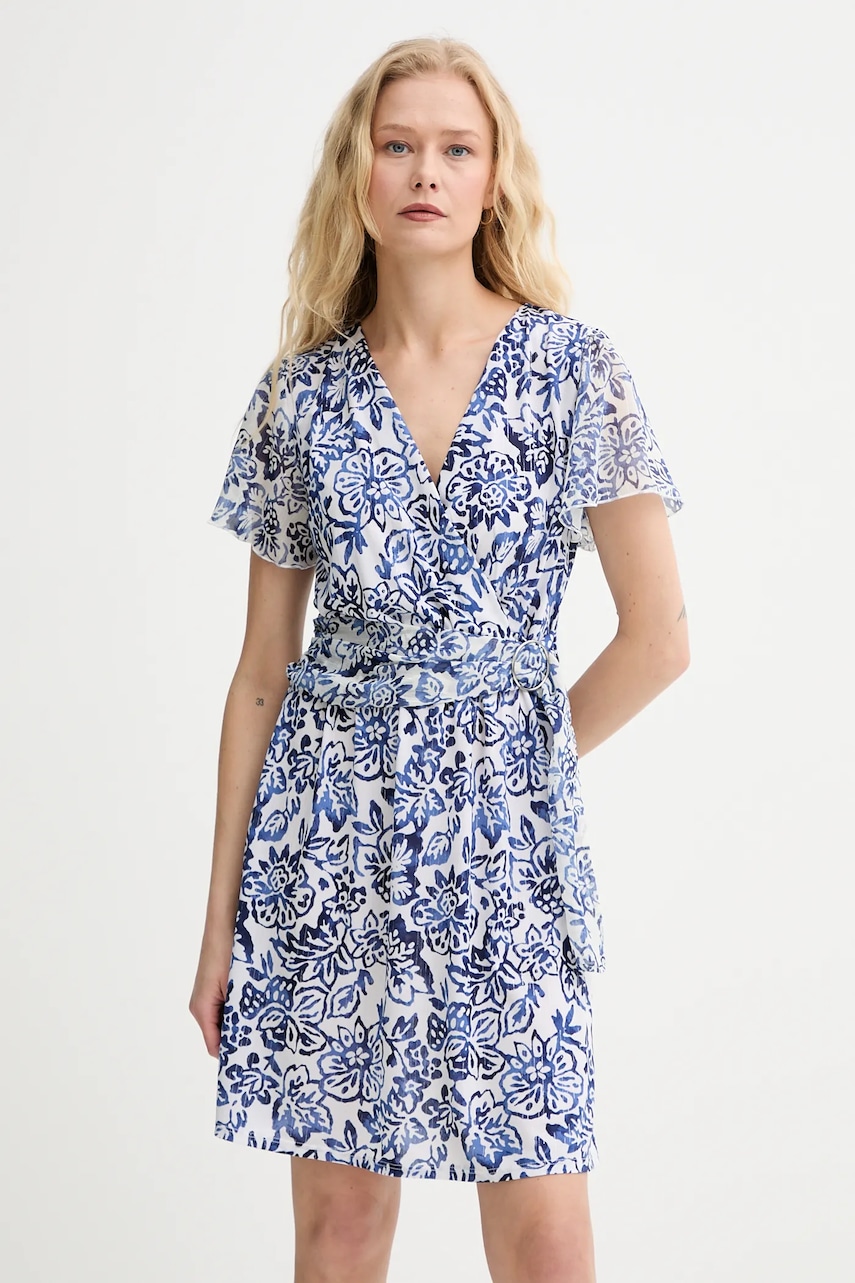 Morgan rochie culoarea alb, mini, drept, RNINA