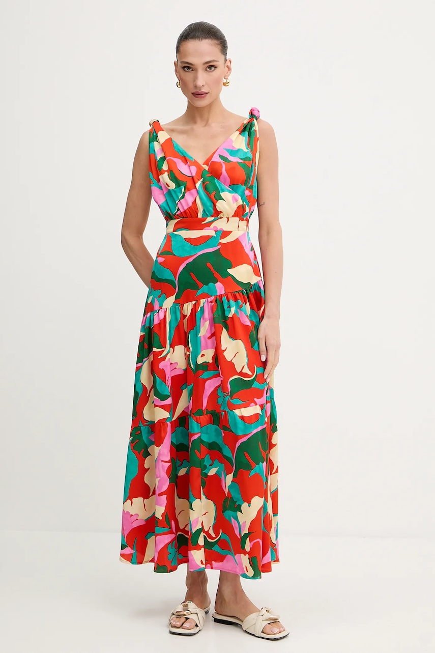 Morgan rochie culoarea portocaliu, maxi, evazați, RBY.F