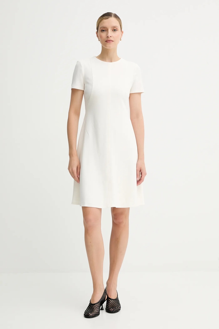 Платье Calvin Klein цвет бежевый mini расклешённое LV044C064G Платье Calvin Klein цвет бежевый mini расклешённое LV044C064G