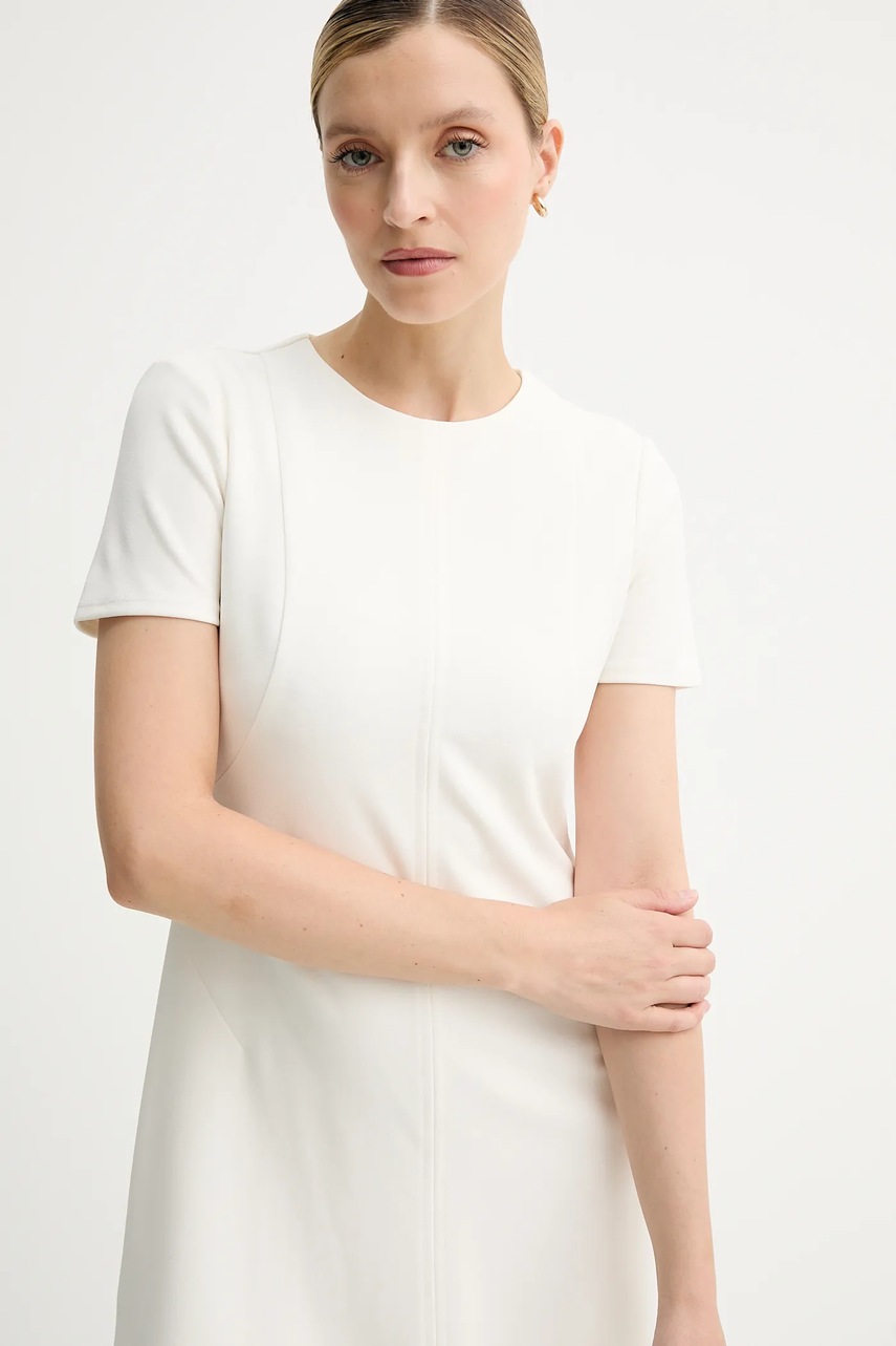 Сукня Calvin Klein колір бежевий mini розкльошена LV044C064G