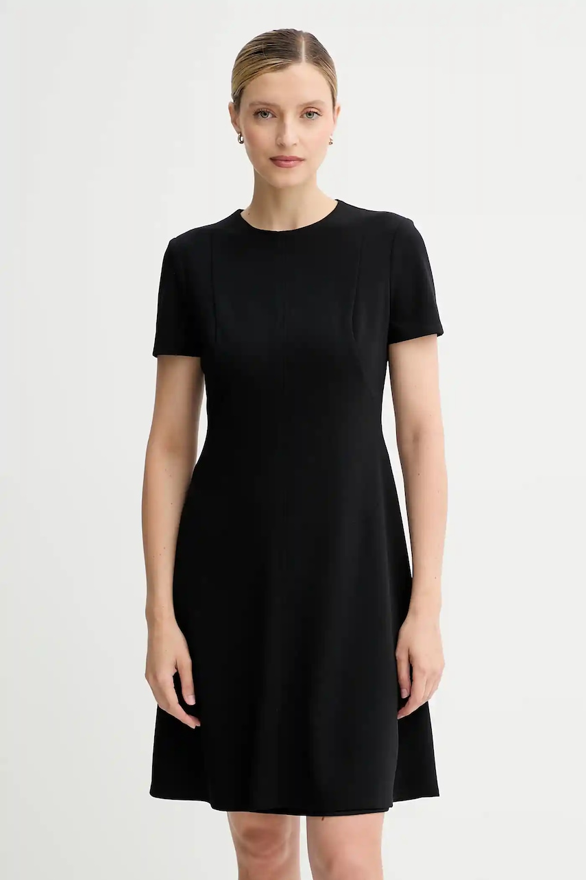 Levně Šaty Calvin Klein černá barva, mini, LV044C064G
