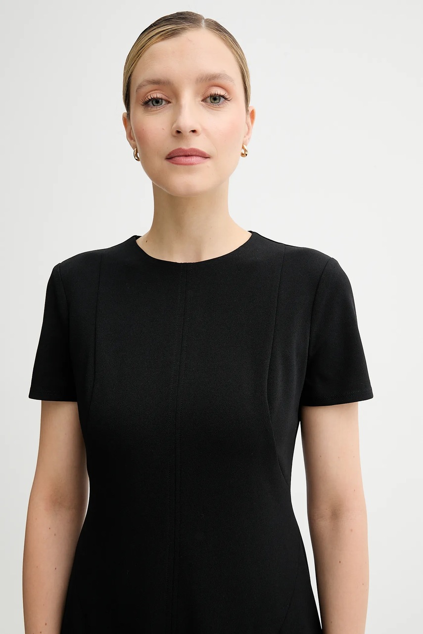 Сукня Calvin Klein колір чорний mini розкльошена LV044C064G