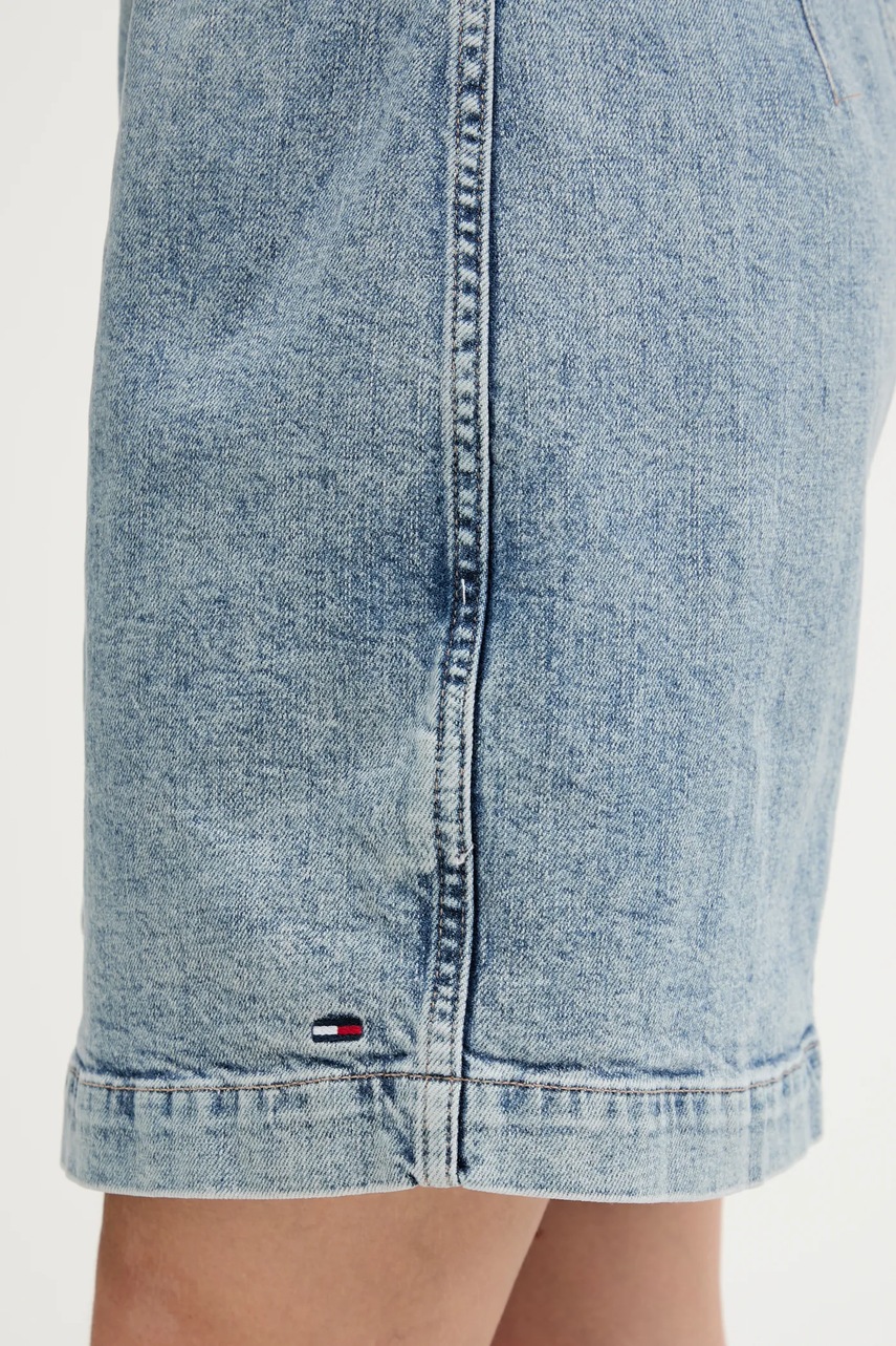 Rifľové šaty Tommy Jeans