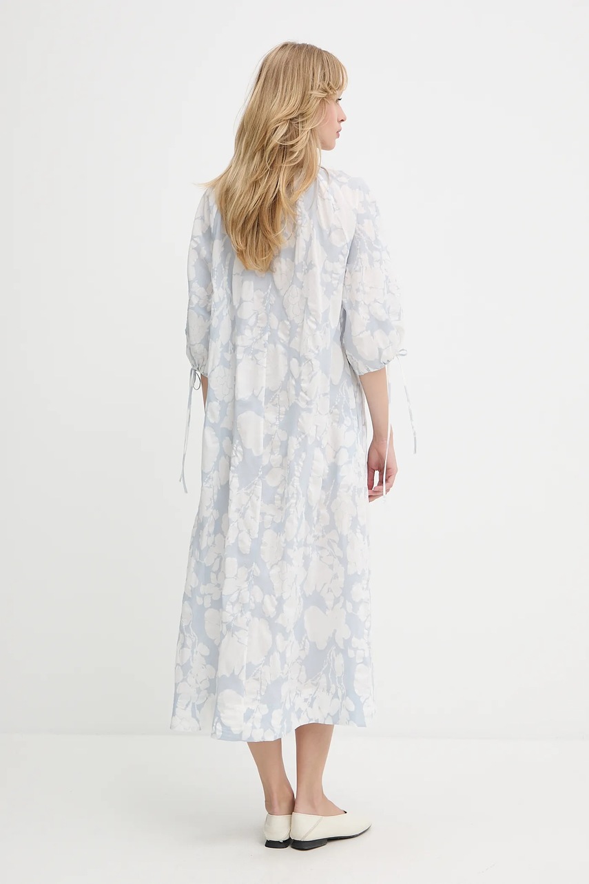 Бавовняна сукня Samsoe Samsoe SAMATERA midi oversize F25200064