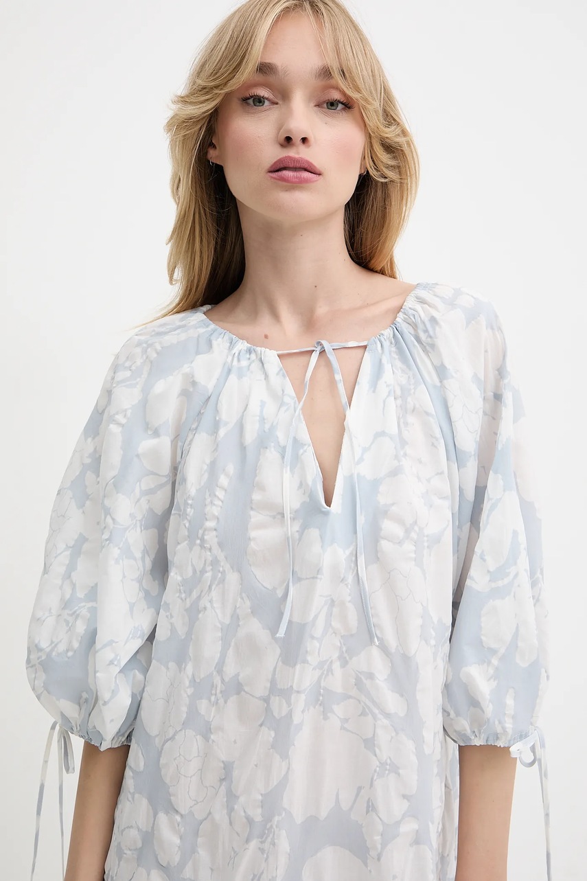 Бавовняна сукня Samsoe Samsoe SAMATERA midi oversize F25200064