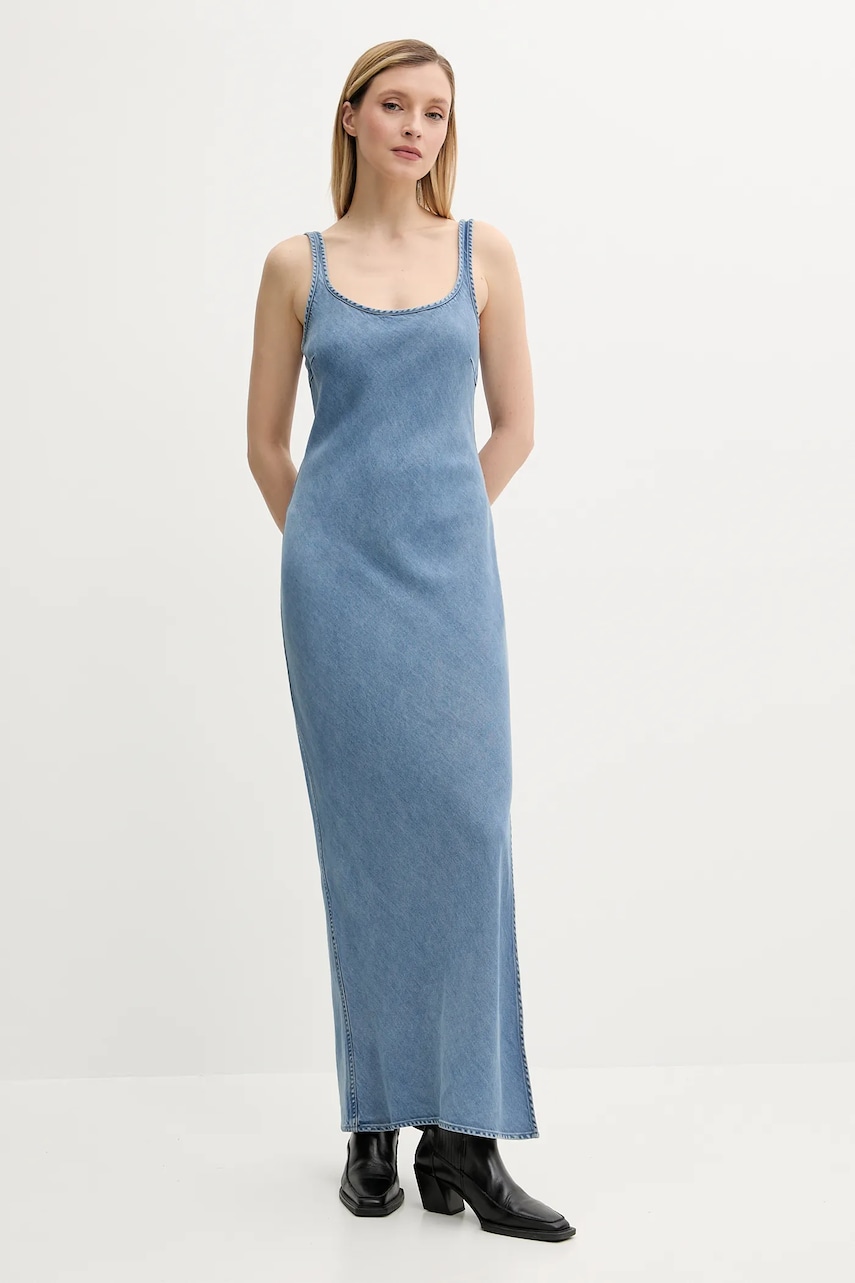 Samsoe Samsoe rochie SASUNNA maxi, drept, F25200078