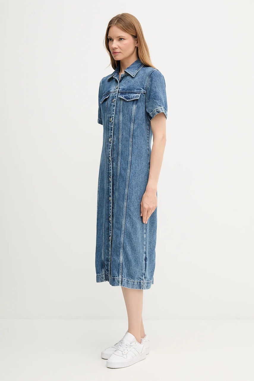 Джинсовое платье Tommy Hilfiger midi прямая WW0WW46638